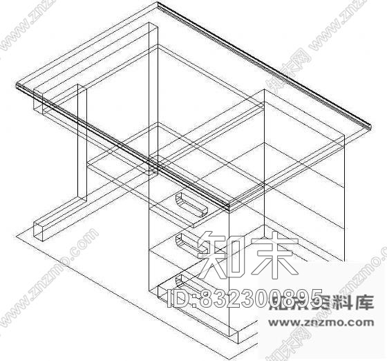 图块/节点办公家具CAD模型18施工图下载【ID:832300895】