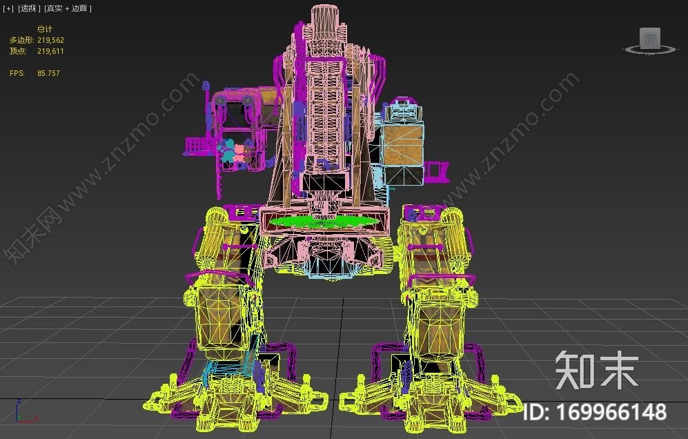 次世代伐木机器机甲车CG模型下载【ID:169966148】