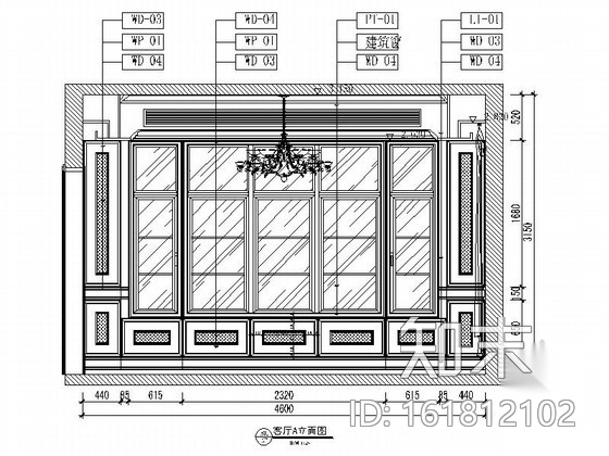 [湖南]豪华法式三层别墅样板房装修施工图（含软装方案...cad施工图下载【ID:161812102】