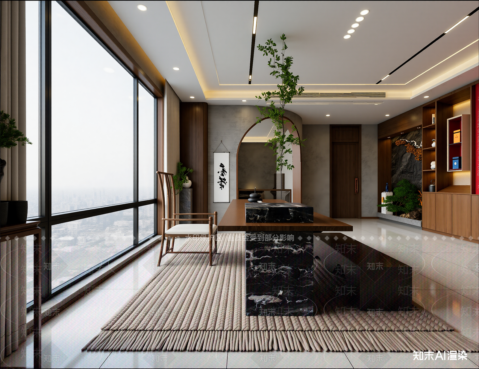 茶室3D模型下载【ID:1214586470】
