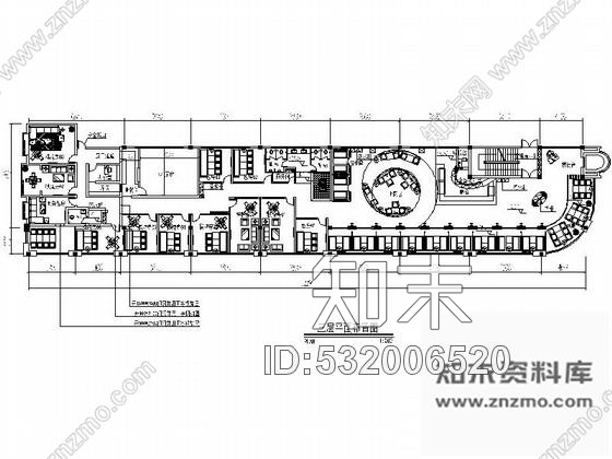 施工图湖南现代时尚风格西餐厅装修施工图cad施工图下载【ID:532006520】