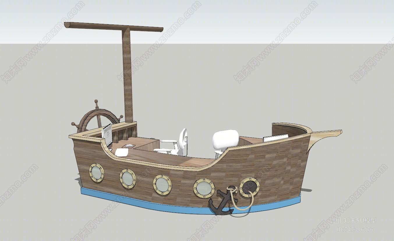 现代展示架SU模型下载【ID:747306176】