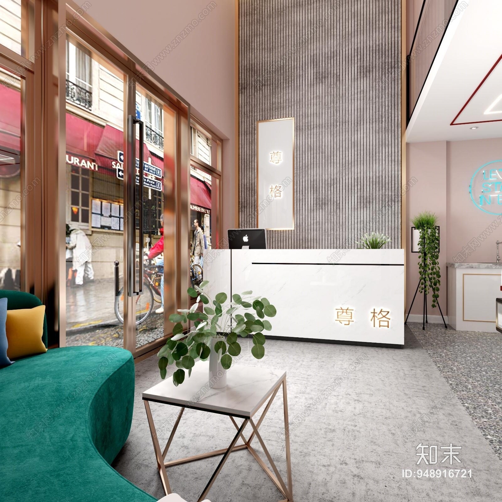 现代理发店3D模型下载【ID:948916721】