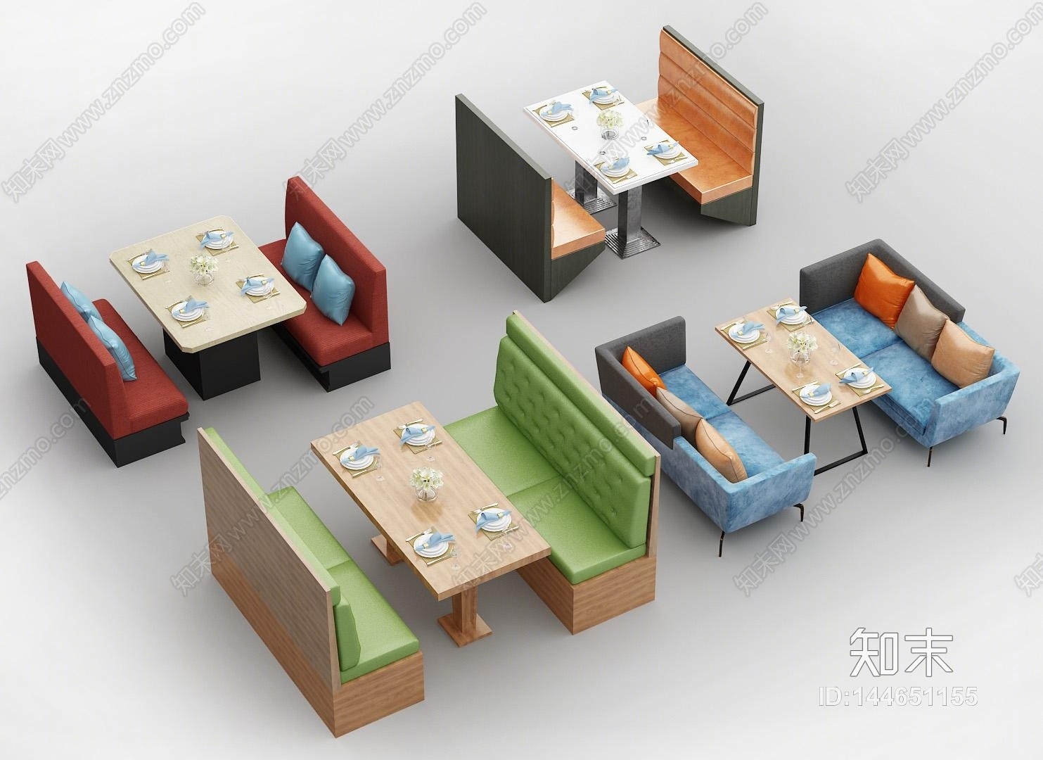现代卡座3D模型下载【ID:144651155】