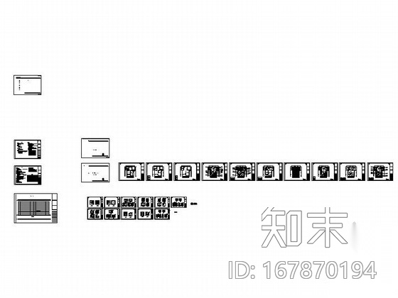 [苏州]三居室雅居装饰装修图施工图下载【ID:167870194】