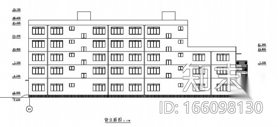 [毕业设计]延安某厂框架综合办公楼建筑施工图施工图下载【ID:166098130】