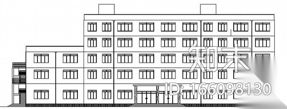 [毕业设计]延安某厂框架综合办公楼建筑施工图施工图下载【ID:166098130】