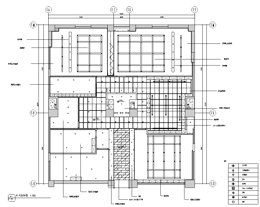 [四川]现代简约风格咖啡厅室内装修施工图cad施工图下载【ID:161765161】