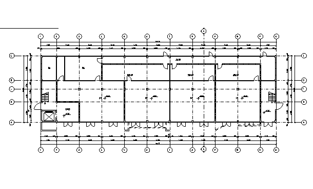 [浙江]六栋办公建筑施工图（平立剖面图）施工图下载【ID:149951132】