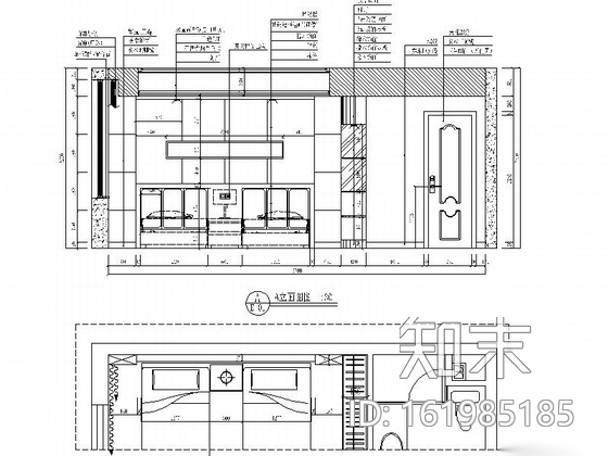 [内蒙古]经典气派酒店室内装修图（含效果）cad施工图下载【ID:161985185】