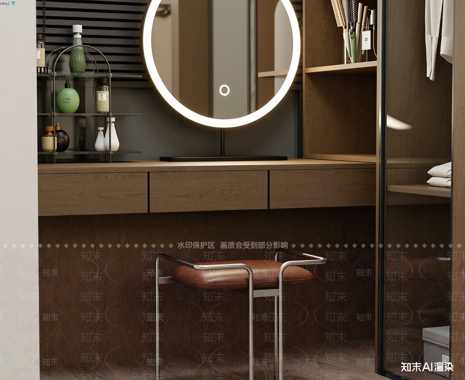 现代衣帽间3D模型下载【ID:1214609446】
