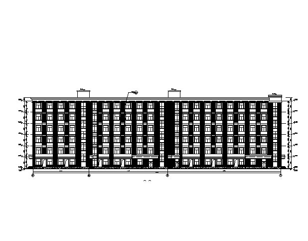 [浙江]学院教学楼及食堂、宿舍、行政楼施工图（含全专业...cad施工图下载【ID:151549183】