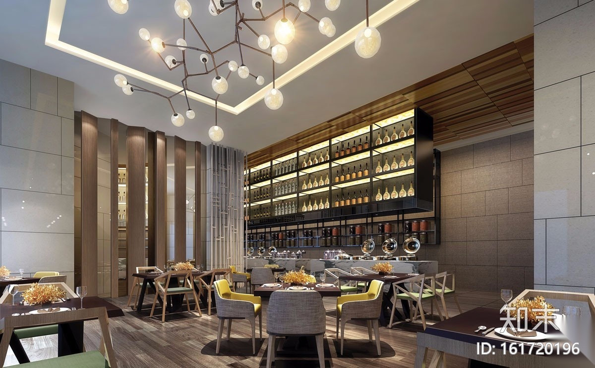 [厦门]希尔顿逸林酒店室内施工图+效果图cad施工图下载【ID:161720196】