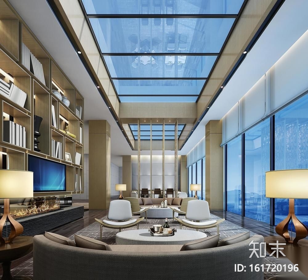 [厦门]希尔顿逸林酒店室内施工图+效果图cad施工图下载【ID:161720196】