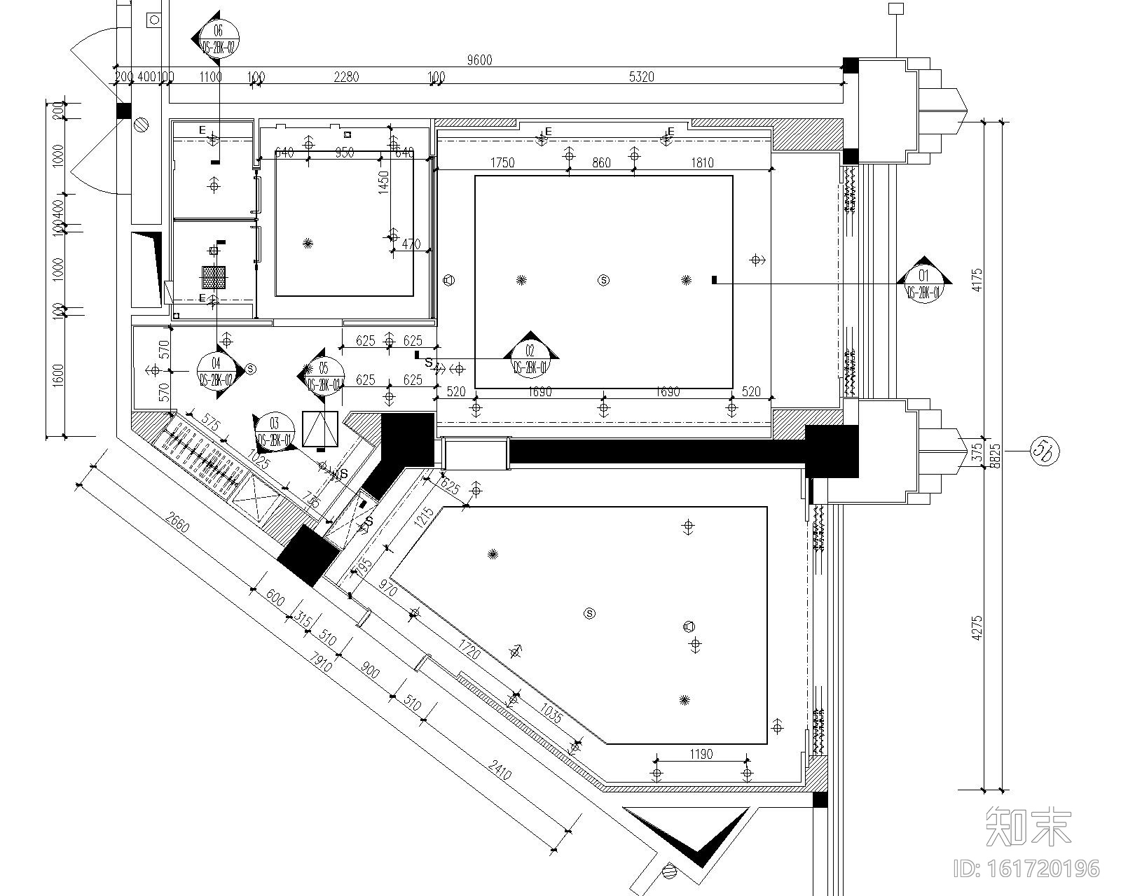 [厦门]希尔顿逸林酒店室内施工图+效果图cad施工图下载【ID:161720196】