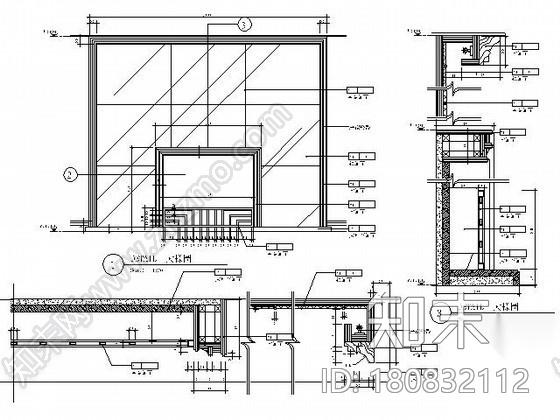 [上海]250㎡大户型样板间施工图（含实景）cad施工图下载【ID:180832112】