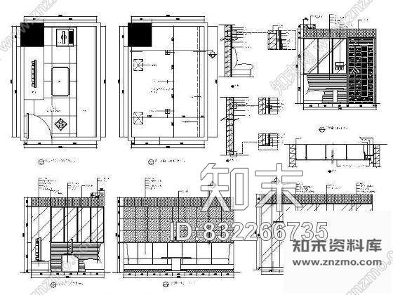 图块/节点KTV迷你包装修详图cad施工图下载【ID:832266735】