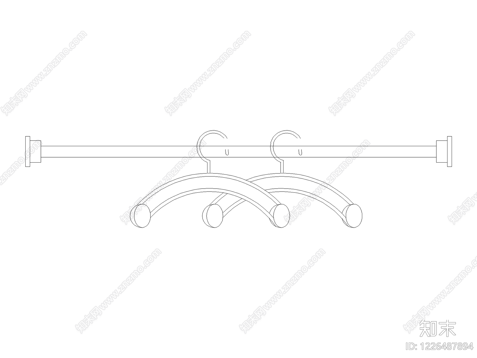 五金管件cad施工图下载【ID:1226487894】