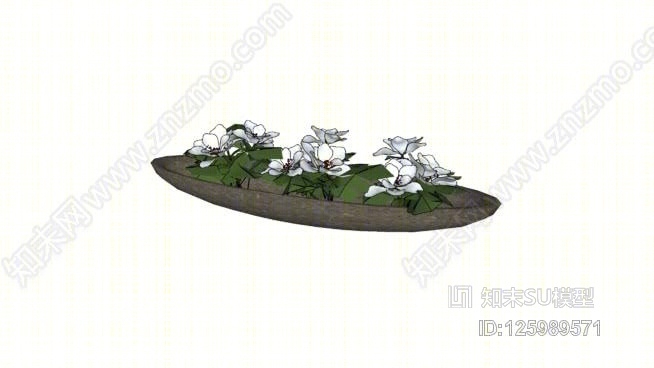 花盆SU模型下载【ID:125989571】