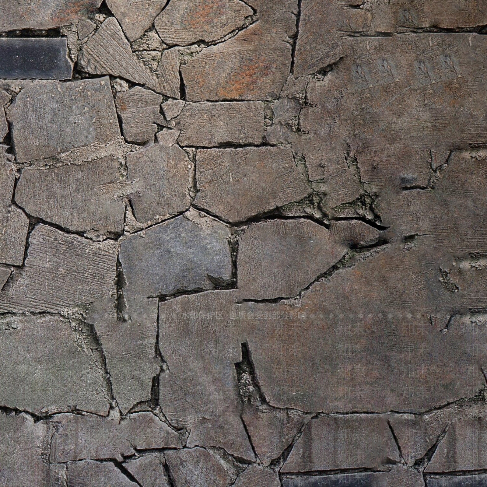 现代凹凸岩石文化石背景墙3D模型下载【ID:1108356001】