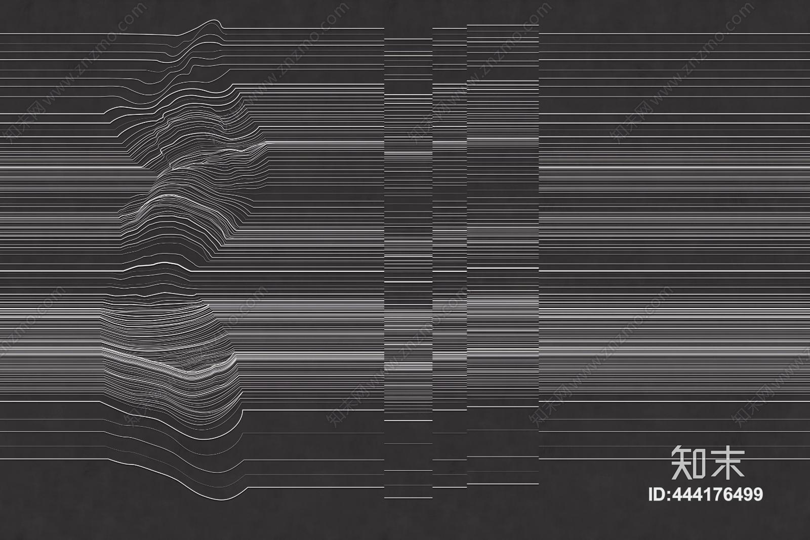 现代暗色几何线条抽象装饰壁纸壁画贴图下载【ID:444176499】