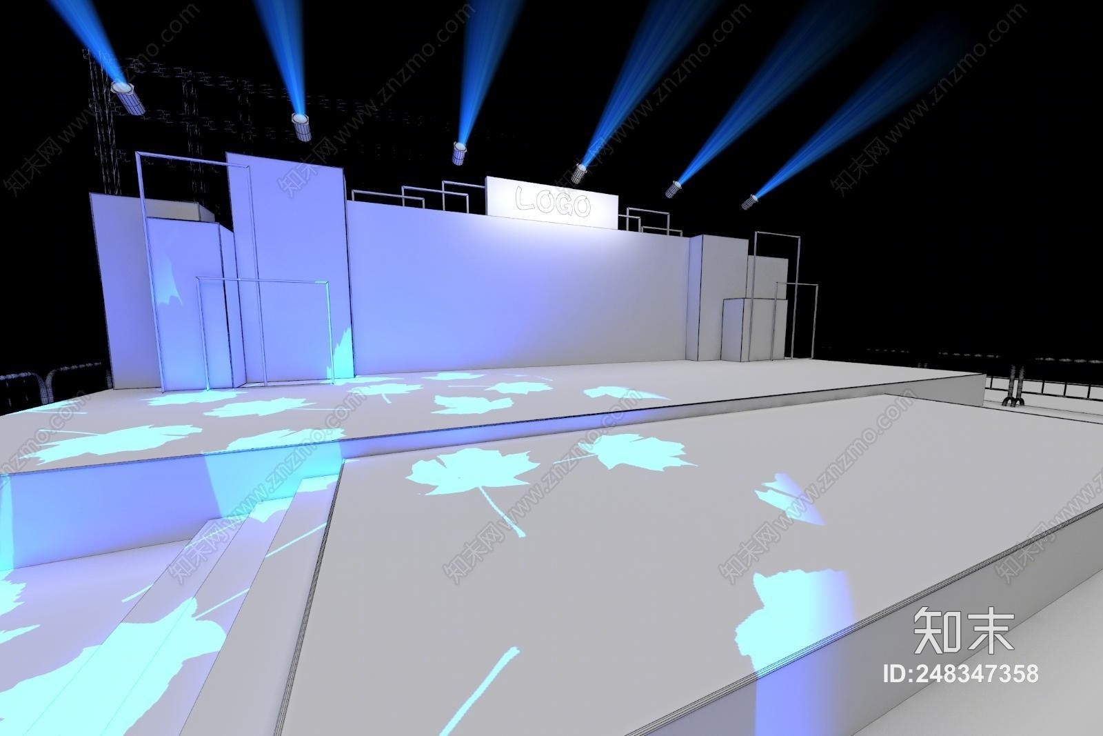 现代舞台3D模型下载【ID:248347358】
