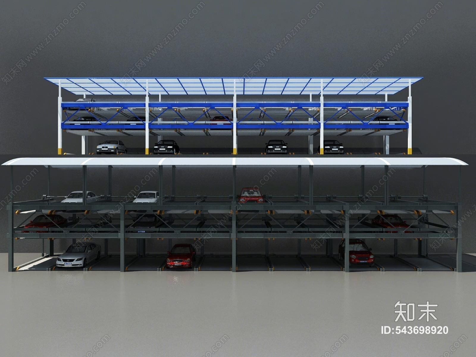 现代车库3D模型下载【ID:543698920】
