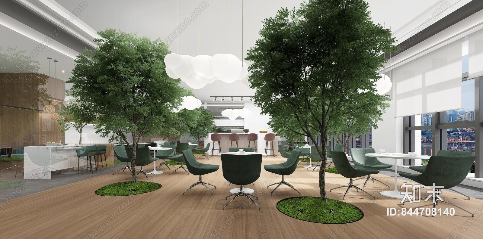 北欧公司展厅3D模型下载【ID:844708140】