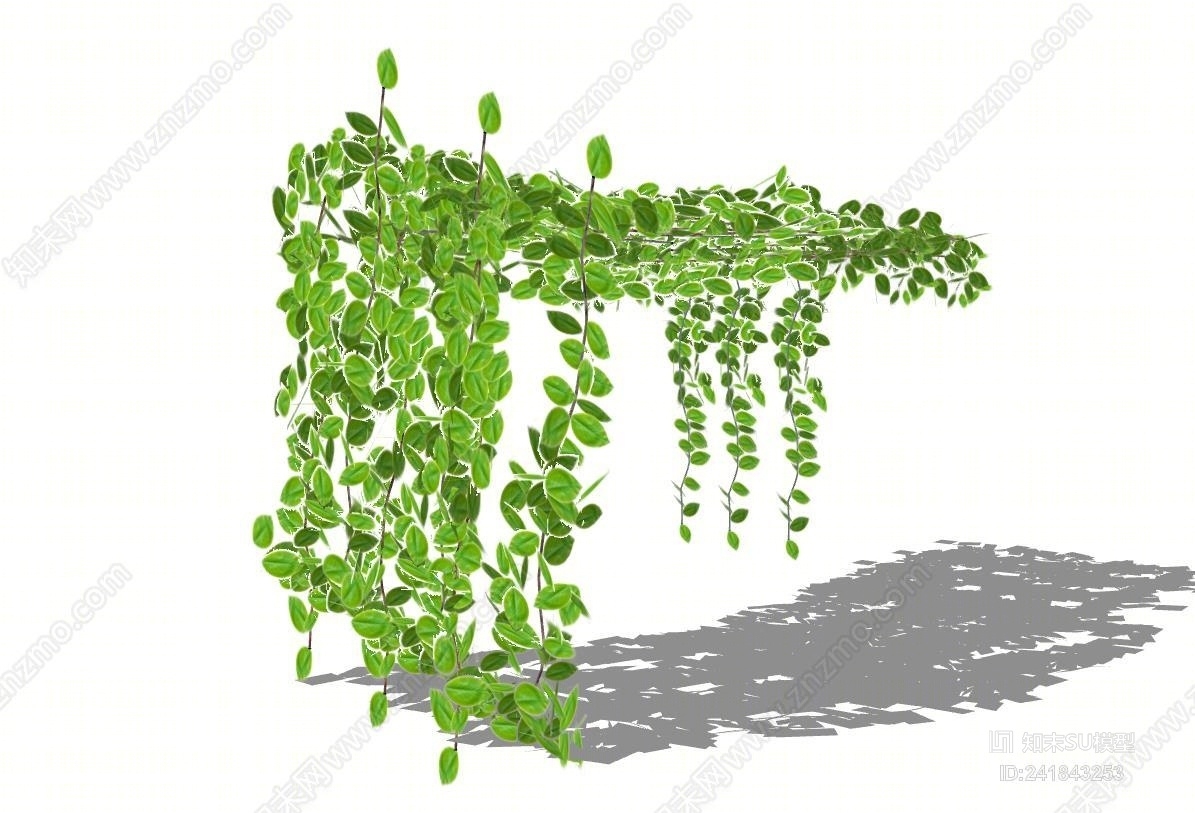 绿植墙SU模型下载【ID:241843253】