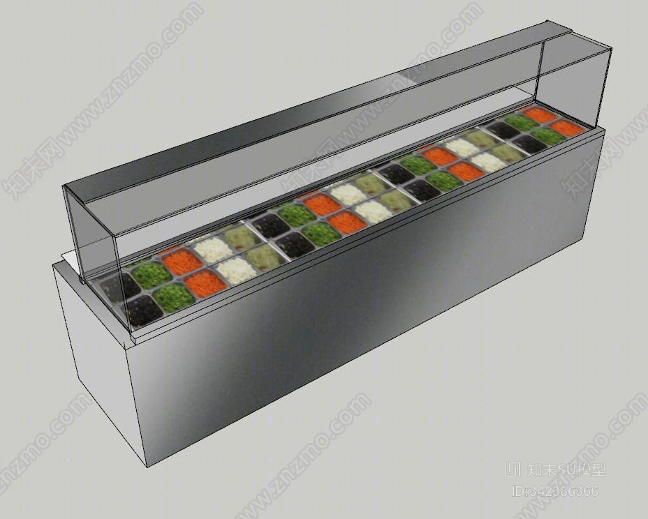 工业柜子SU模型下载【ID:342386366】