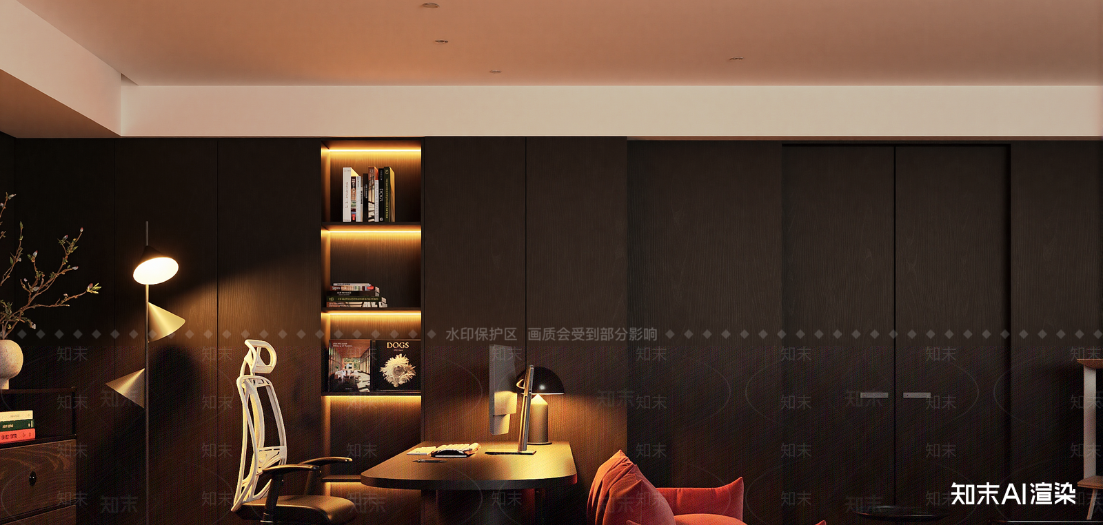 现代办公室3D模型下载【ID:1214725261】