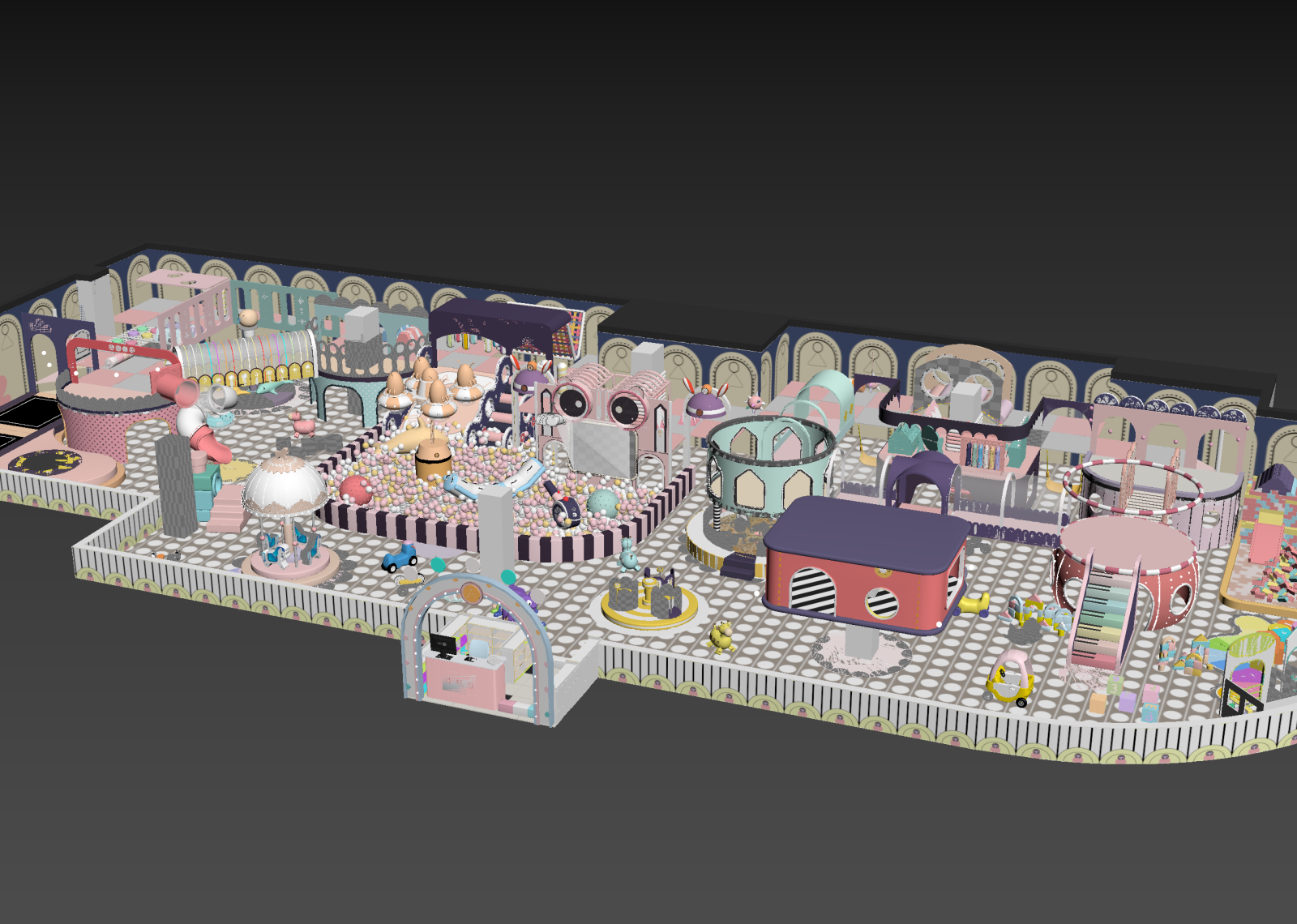 现代其他展厅3D模型下载【ID:1214666034】