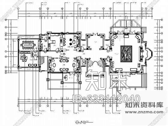 施工图江西高端小区配套住宅多功能会所室内装修施工图施工图下载【ID:632112040】