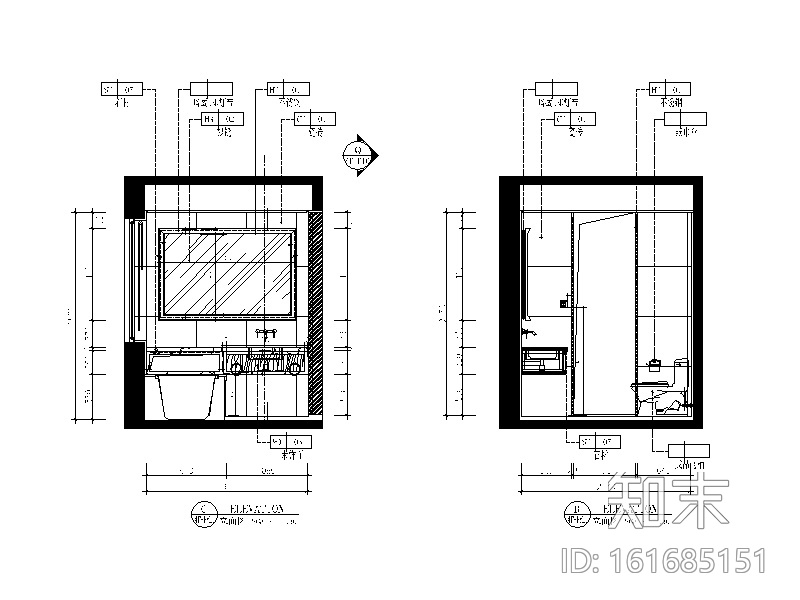 中式风格三层别墅CAD施工图、3D模型（含效果图、实景图...cad施工图下载【ID:161685151】