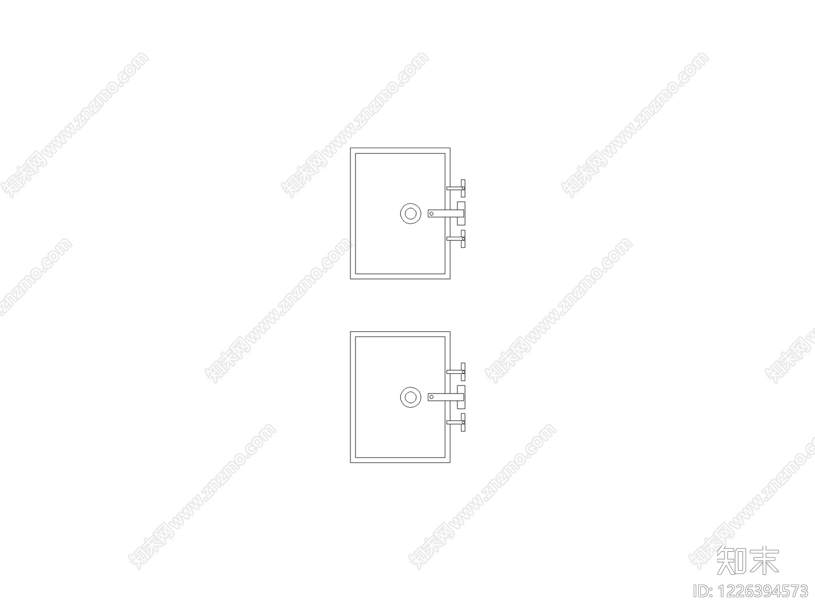 门cad施工图下载【ID:1226394573】