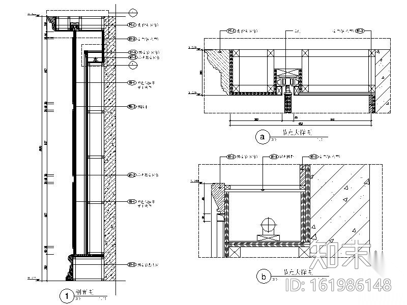 [成都]某酒店大堂装修图（含效果）cad施工图下载【ID:161986148】