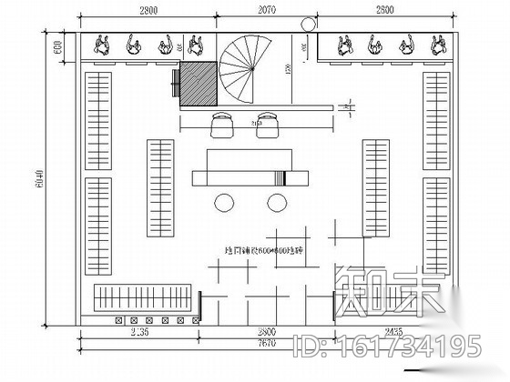 [上海]精品服装店室内装修图cad施工图下载【ID:161734195】