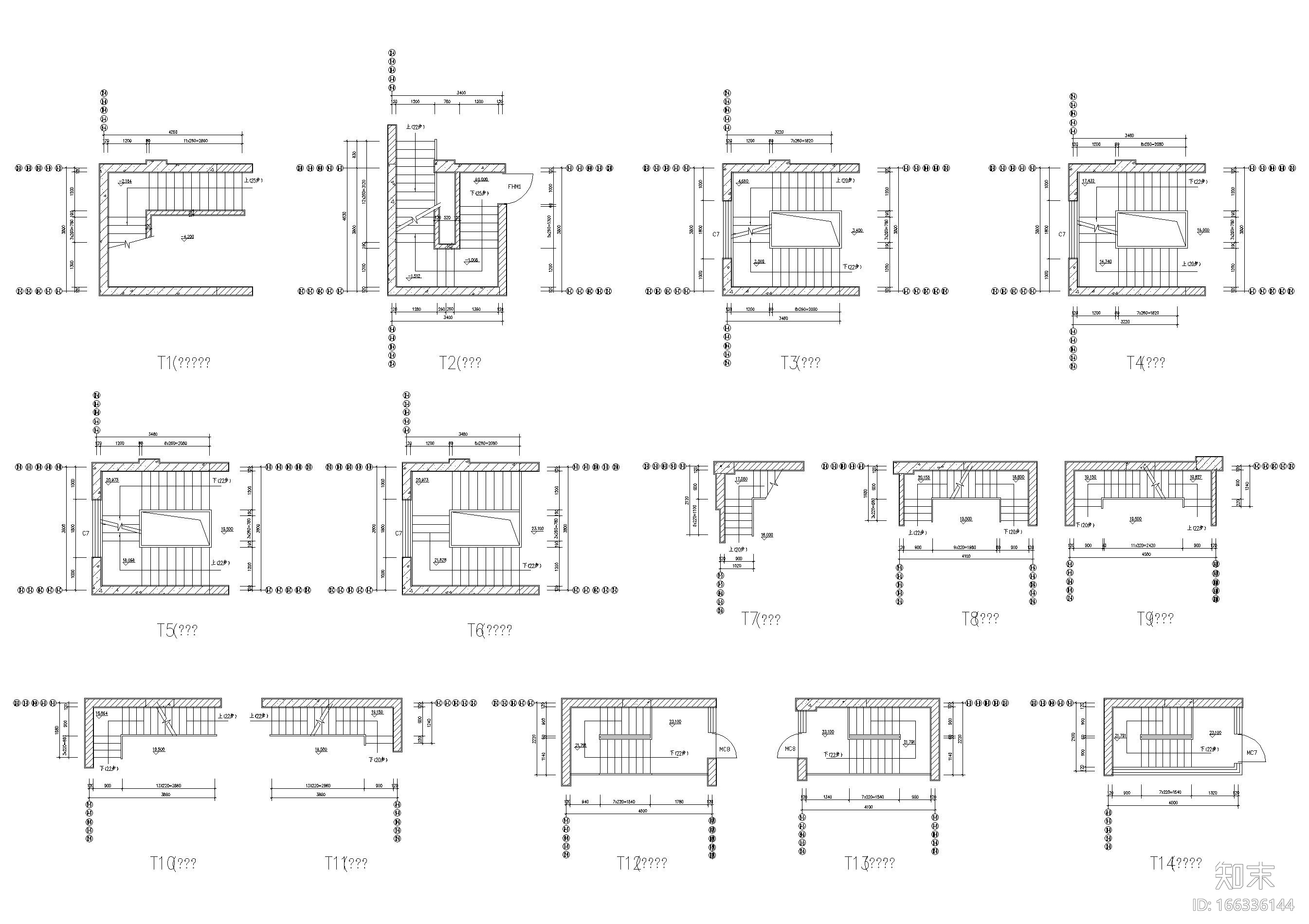 东莞某八层多层住宅建筑方案扩初图施工图下载【ID:166336144】