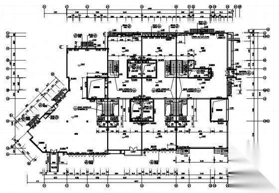 [成都]洛带文化艺术村某街区小镇住宅（5号楼）建筑施工...cad施工图下载【ID:165749139】