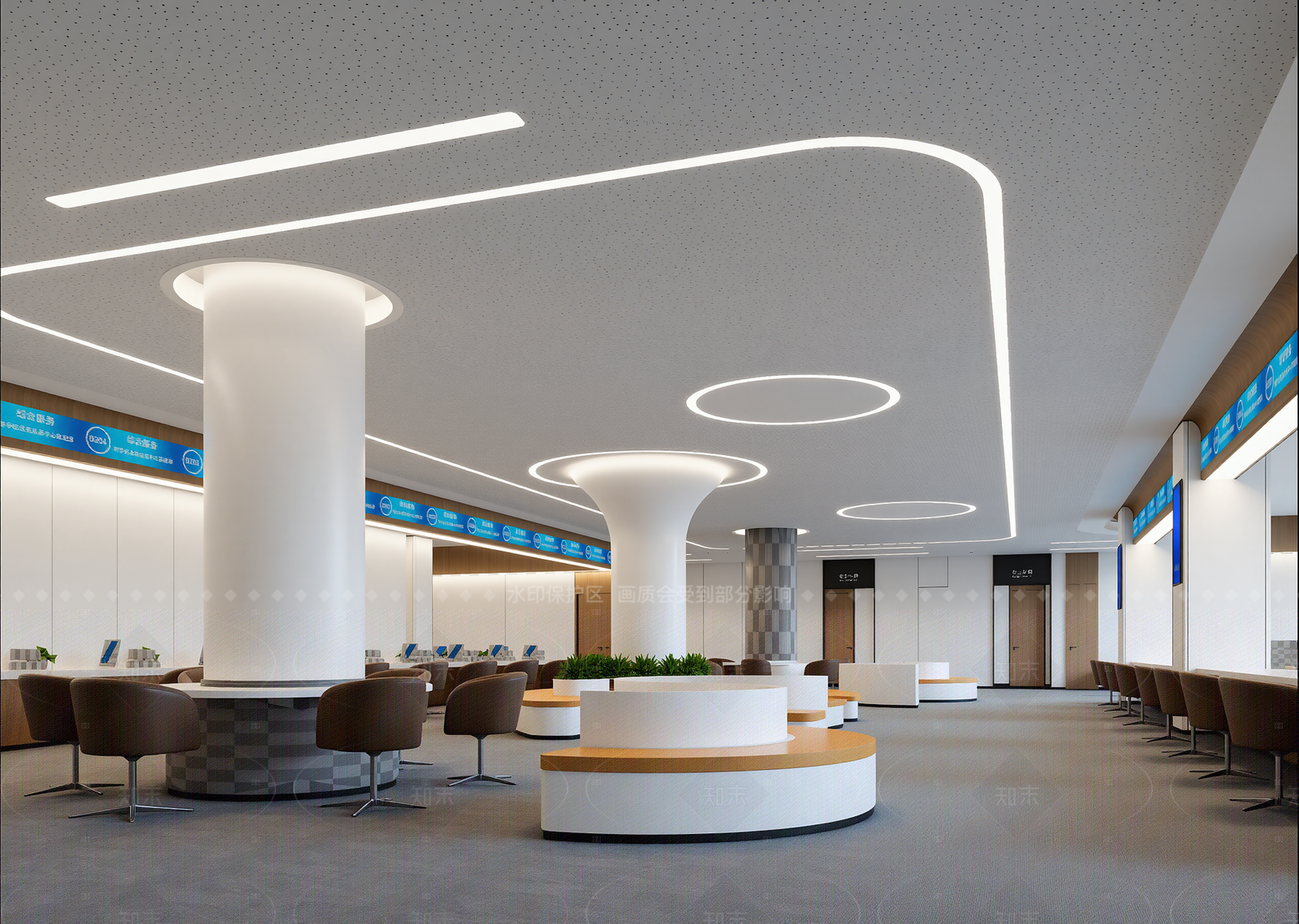 现代银行3D模型下载【ID:1214630172】