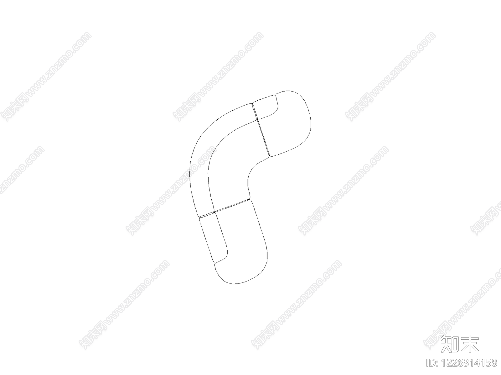 五金管件cad施工图下载【ID:1226314158】