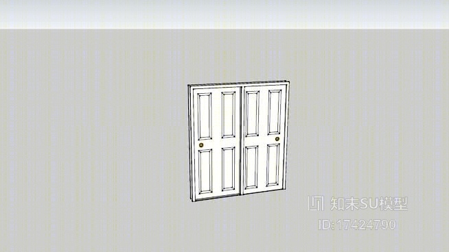 双开门SU模型下载【ID:117967901】