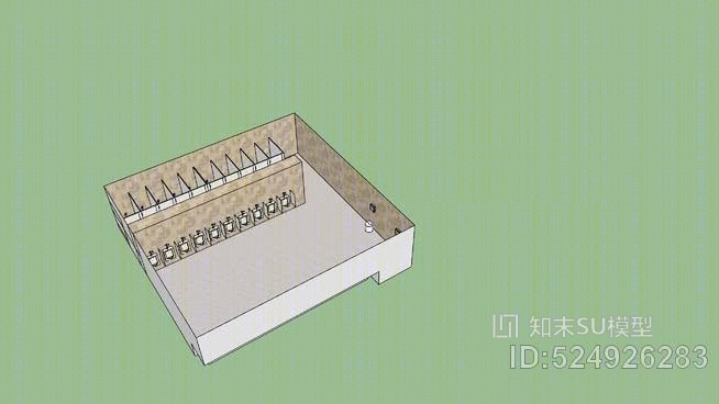 公共浴室SU模型下载【ID:524926283】