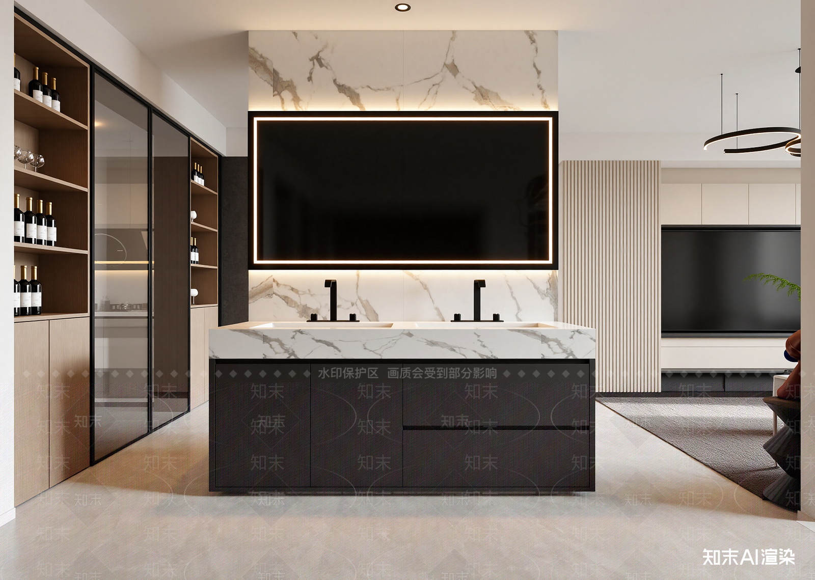 现代酒吧3D模型下载【ID:1214406589】