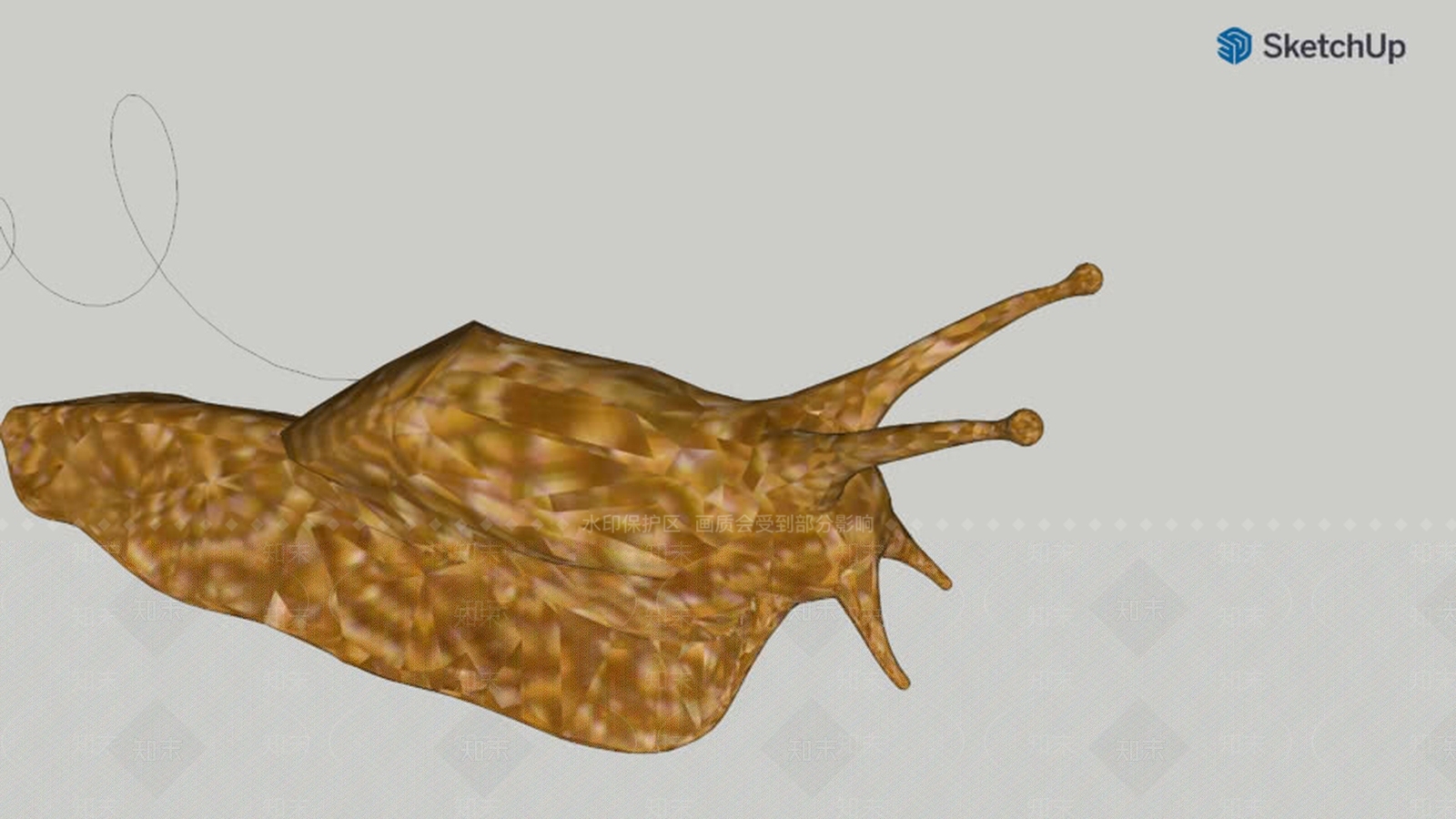 蜗牛的光环SU模型下载【ID:1162056981】