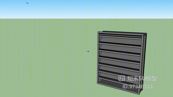 华尔e6dp百叶窗模式louvers建筑模型SU模型下载【ID:617813464】