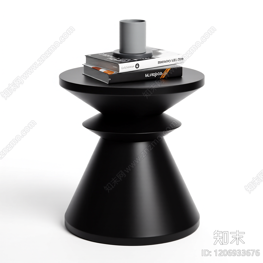 黑色异形边几3D模型下载【ID:1206933676】