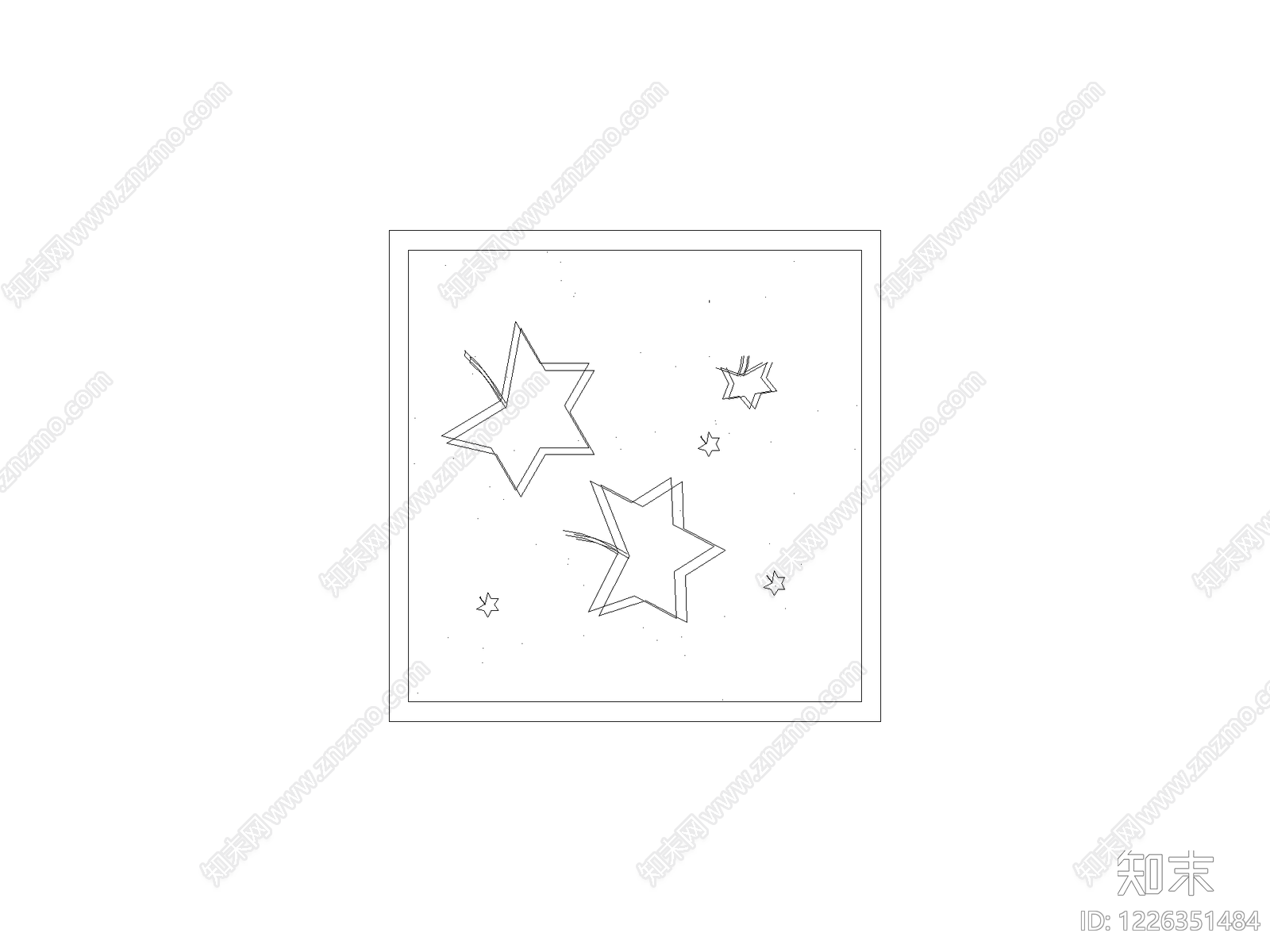 摆件cad施工图下载【ID:1226351484】
