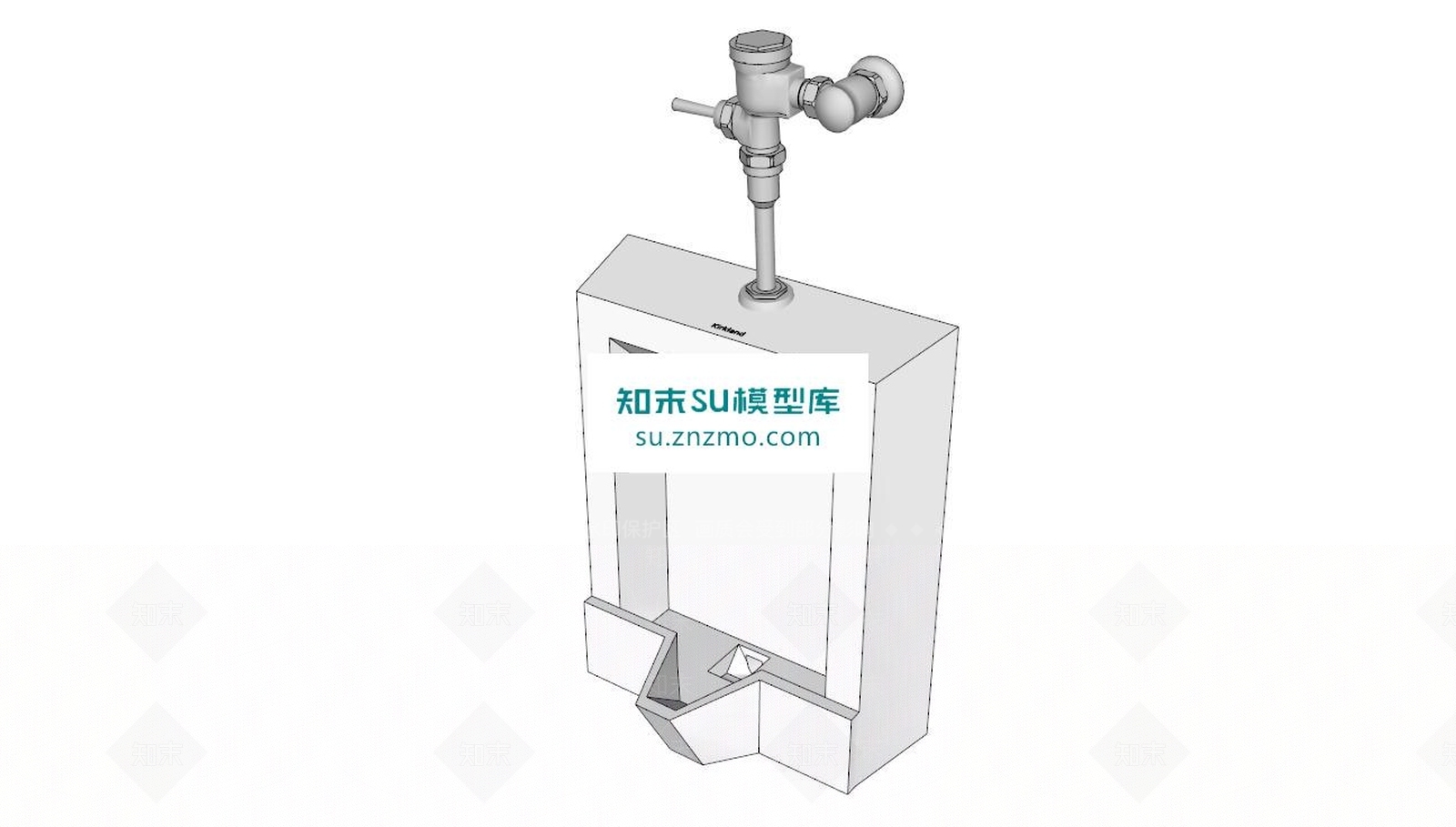 小便便器SU模型下载【ID:160653281】