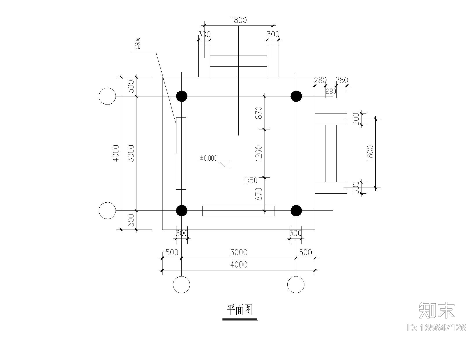 亭cad施工图下载【ID:165647126】